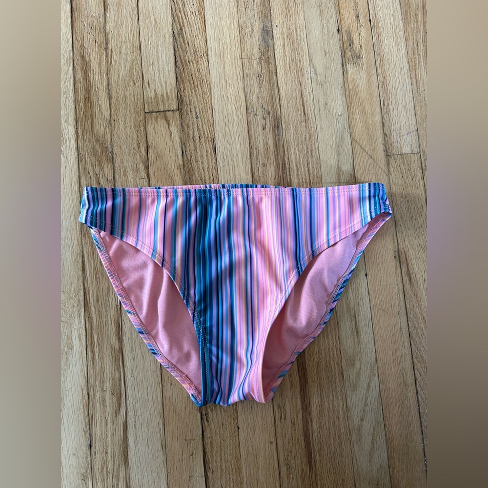 George Multicolor Striped Bikini Bottom